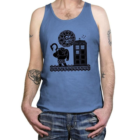 Maui Meets The Doctor Exclusive - Tanktop Tanktop RIPT Apparel X-Small / Blue Triblend