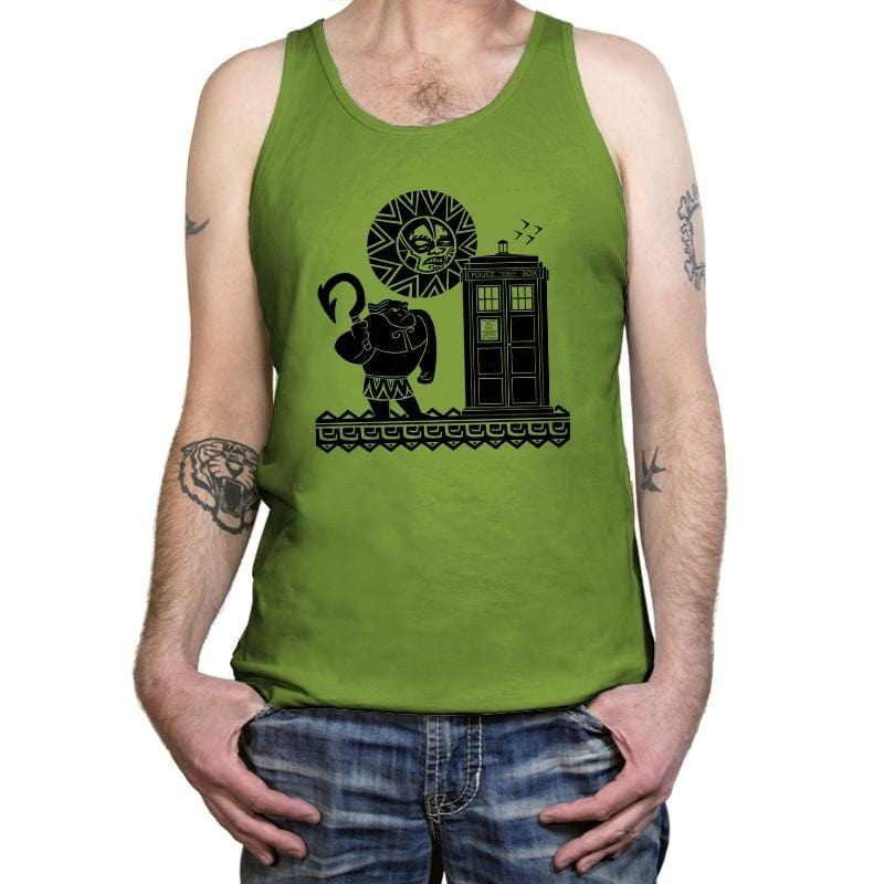 Maui Meets The Doctor Exclusive - Tanktop Tanktop RIPT Apparel X-Small / Leaf