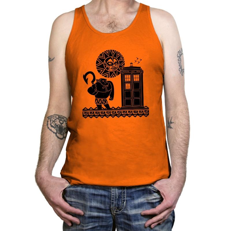 Maui Meets The Doctor Exclusive - Tanktop Tanktop RIPT Apparel X-Small / Neon Orange