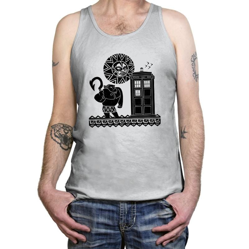 Maui Meets The Doctor Exclusive - Tanktop Tanktop RIPT Apparel X-Small / Silver