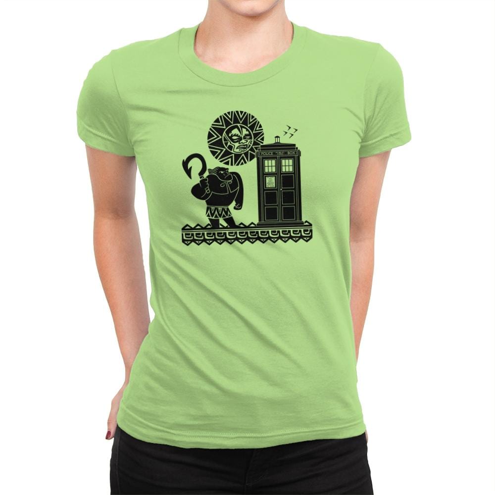 Maui Meets The Doctor Exclusive - Womens Premium T-Shirts RIPT Apparel Small / Mint