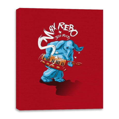Max Rock - Canvas Wraps Canvas Wraps RIPT Apparel 16x20 / Red