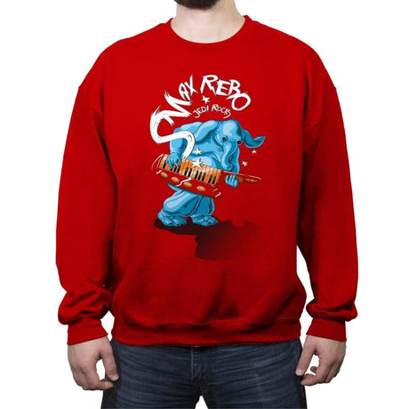Max Rock - Crew Neck Sweatshirt Crew Neck Sweatshirt RIPT Apparel Small / Red