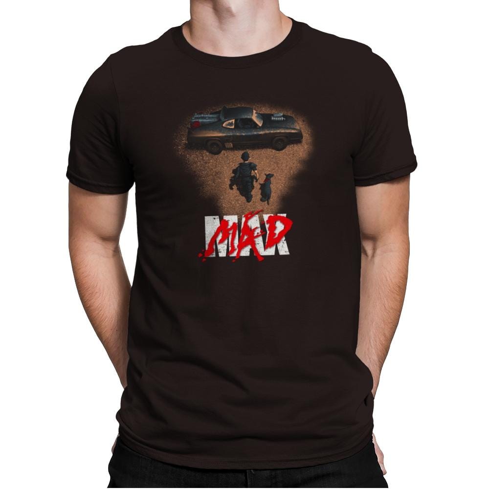 Maxkira - Pop Impressionism - Mens Premium T-Shirts RIPT Apparel Small / Dark Chocolate