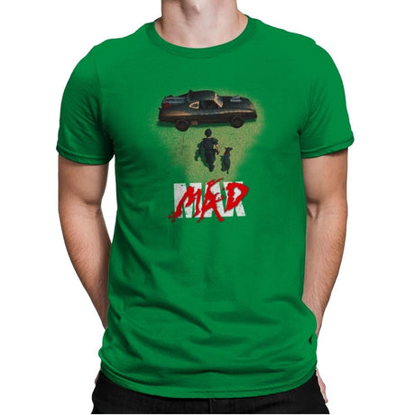 Maxkira - Pop Impressionism - Mens Premium T-Shirts RIPT Apparel Small / Kelly Green