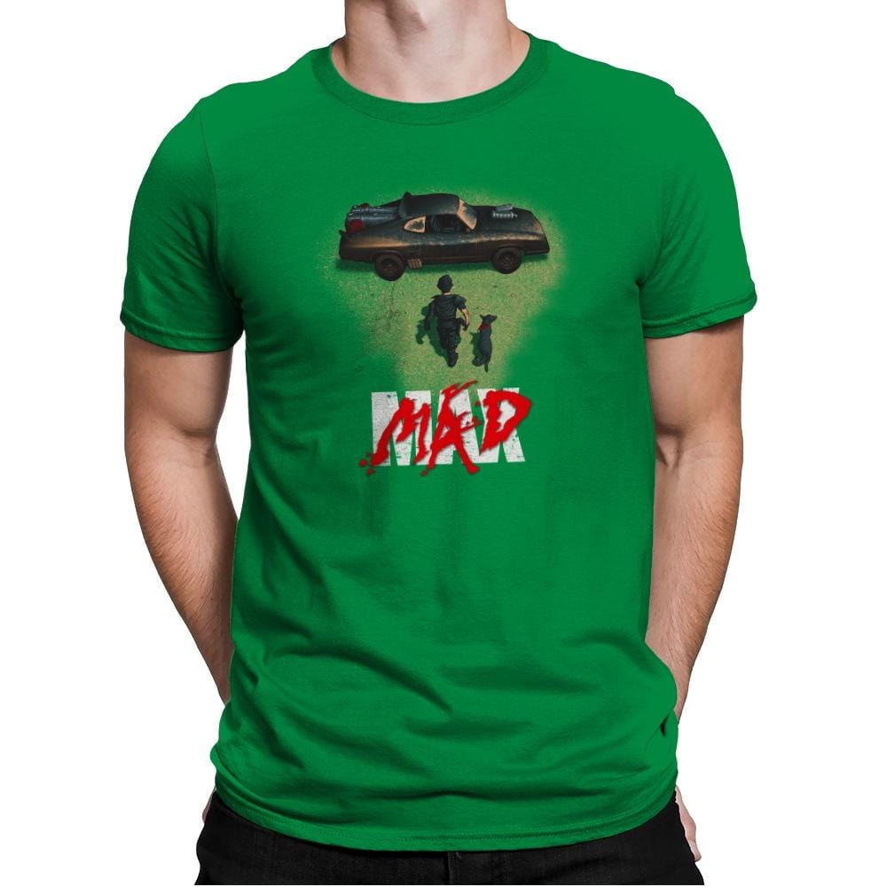 Maxkira - Pop Impressionism - Mens Premium T-Shirts RIPT Apparel Small / Kelly Green