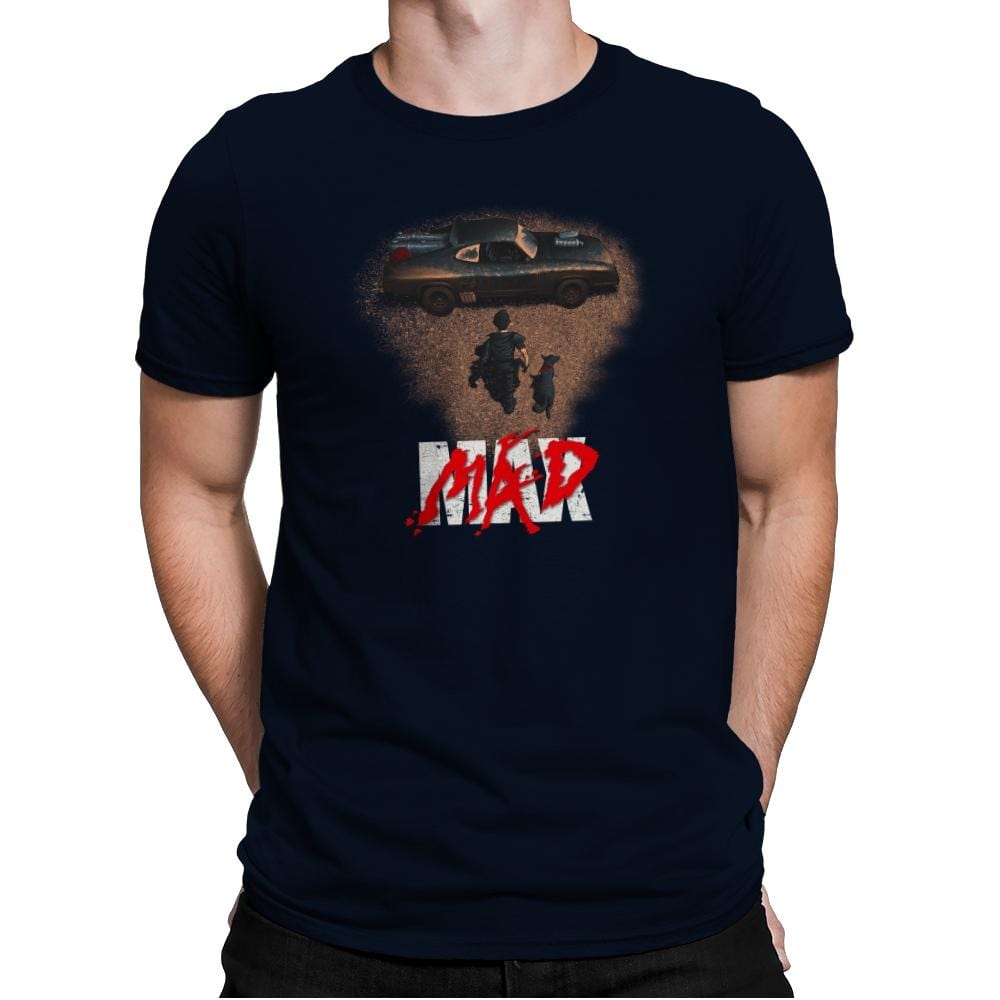 Maxkira - Pop Impressionism - Mens Premium T-Shirts RIPT Apparel Small / Midnight Navy