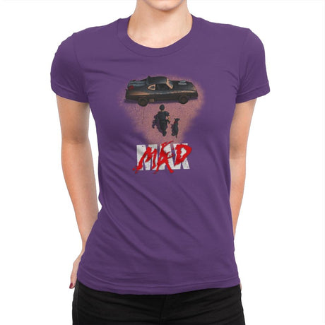 Maxkira - Pop Impressionism - Womens Premium T-Shirts RIPT Apparel Small / Purple Rush