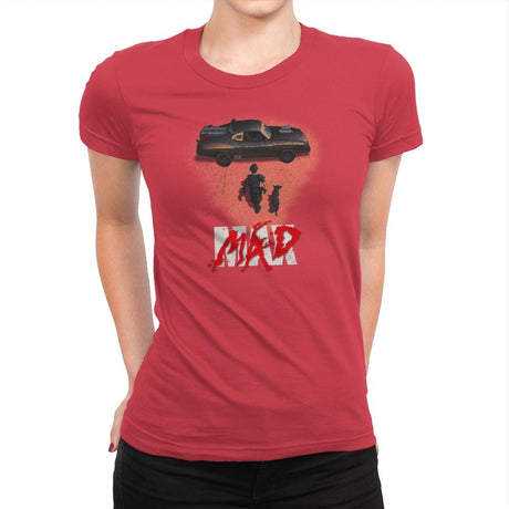 Maxkira - Pop Impressionism - Womens Premium T-Shirts RIPT Apparel Small / Red