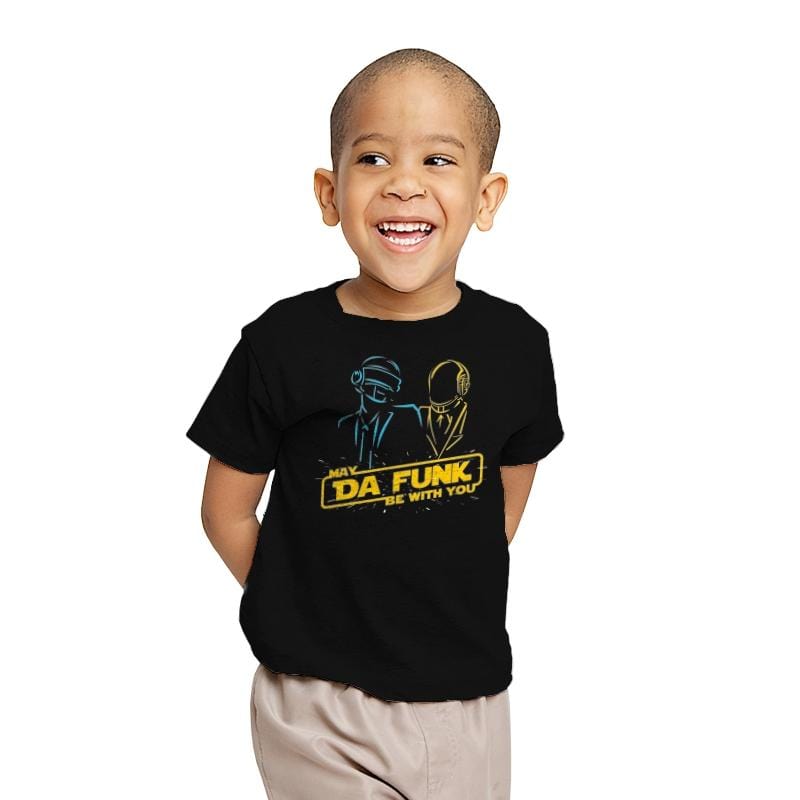 May Da Funk Be With You - Youth T-Shirts RIPT Apparel X-small / Black