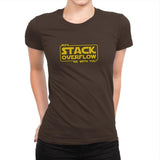 May Stack Be With You - Womens Premium T-Shirts RIPT Apparel Small / Dark Chocolate