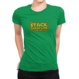 May Stack Be With You - Womens Premium T-Shirts RIPT Apparel Small / Kelly Green