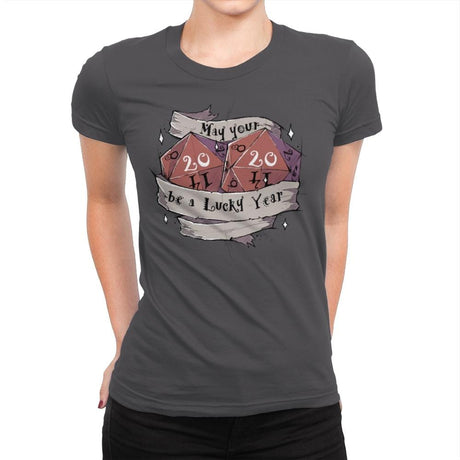 May Your 2020 - Womens Premium T-Shirts RIPT Apparel Small / Charcoal