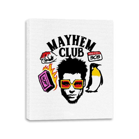 Mayhem Club - Canvas Wraps Canvas Wraps RIPT Apparel 11x14 / White