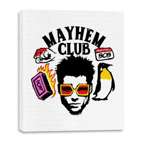 Mayhem Club - Canvas Wraps Canvas Wraps RIPT Apparel 16x20 / White
