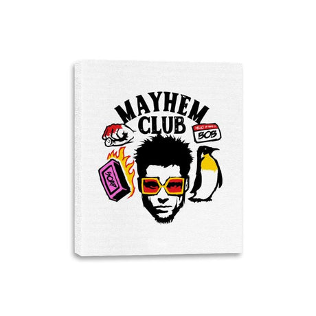 Mayhem Club - Canvas Wraps Canvas Wraps RIPT Apparel 8x10 / White