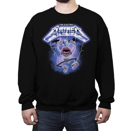 Mayhem - Crew Neck Sweatshirt Crew Neck Sweatshirt RIPT Apparel Small / Black