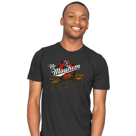 Mayhem Genuine Draft - Mens T-Shirts RIPT Apparel