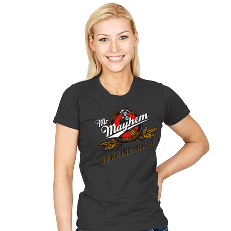 Mayhem Genuine Draft - Womens T-Shirts RIPT Apparel