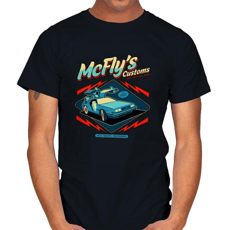 McFly Customs - Mens T-Shirts RIPT Apparel Small / Black