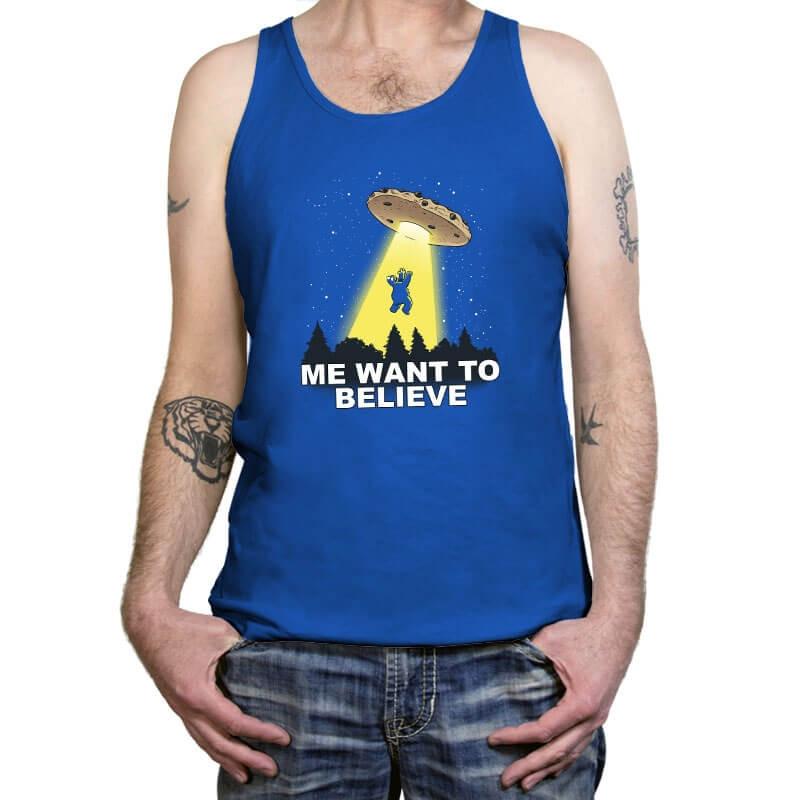 Me Want To Believe - Tanktop Tanktop RIPT Apparel