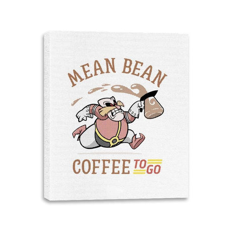 Mean Bean Coffee TO GO - Canvas Wraps Canvas Wraps RIPT Apparel 11x14 / White