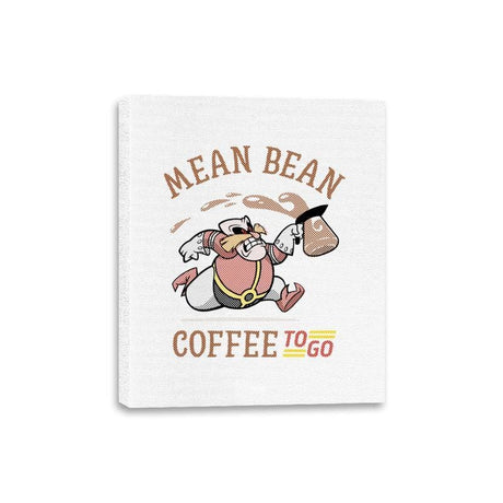 Mean Bean Coffee TO GO - Canvas Wraps Canvas Wraps RIPT Apparel 8x10 / White