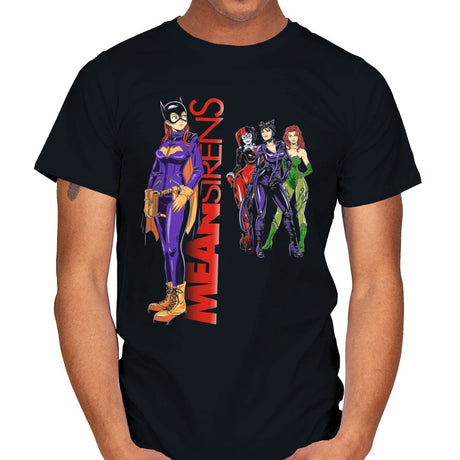 Mean City Sirens - Mens T-Shirts RIPT Apparel Small / Black