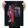 Mean City Sirens - Prints Posters RIPT Apparel 18x24 / Black