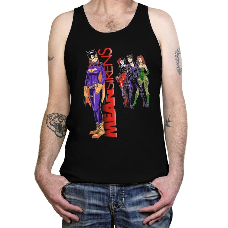 Mean City Sirens - Tanktop Tanktop RIPT Apparel X-Small / Black