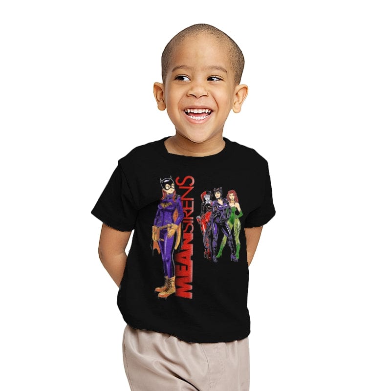 Mean City Sirens - Youth T-Shirts RIPT Apparel X-small / Black