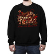 Meat Me in Texas - Crew Neck Sweatshirt Crew Neck Sweatshirt RIPT Apparel Small / Black