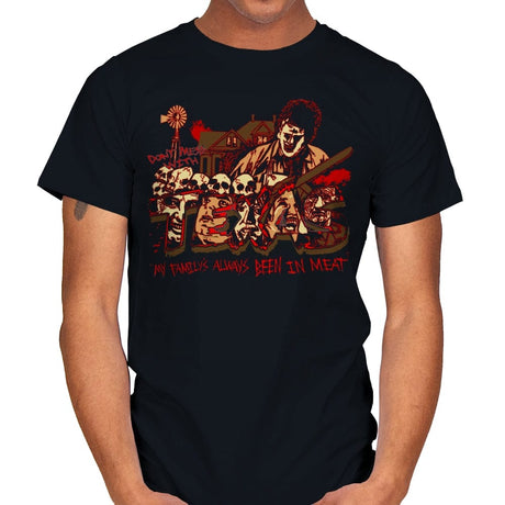 Meat Me in Texas - Mens T-Shirts RIPT Apparel Small / Black
