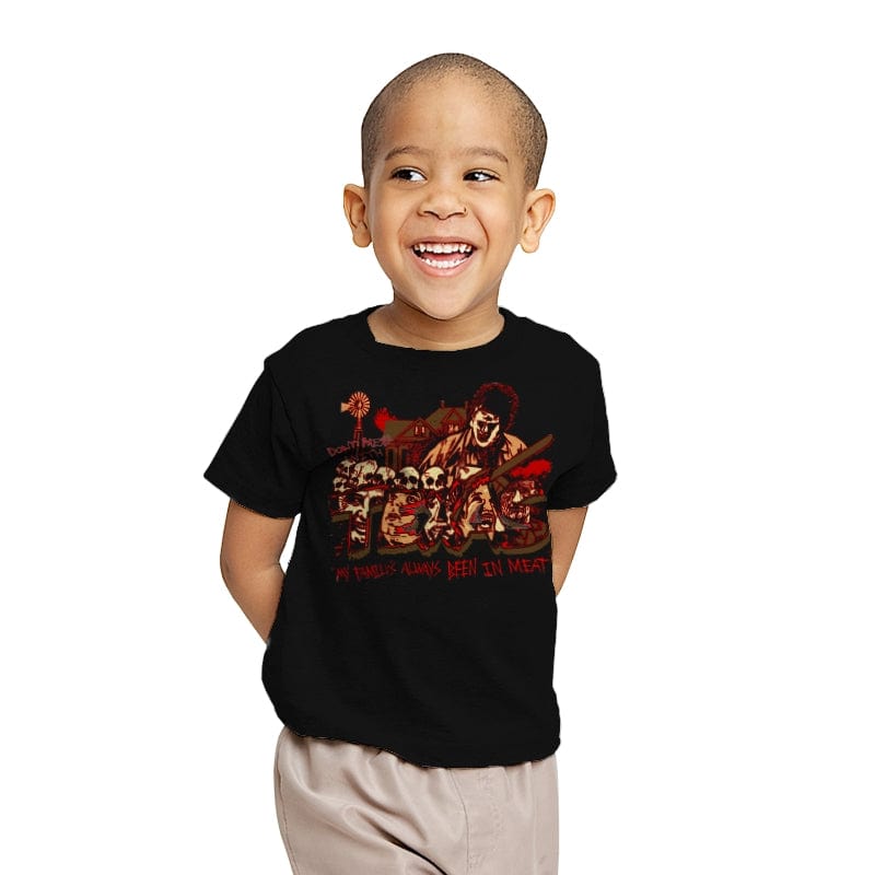 Meat Me in Texas - Youth T-Shirts RIPT Apparel X-small / Black
