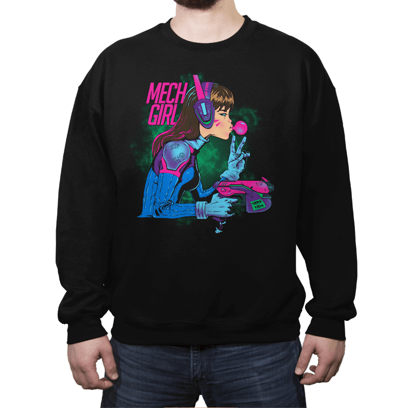 Mech Girl - Crew Neck Crew Neck RIPT Apparel