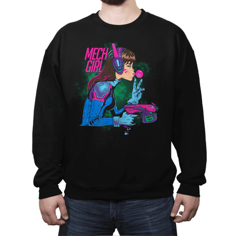 Mech Girl - Crew Neck Crew Neck RIPT Apparel
