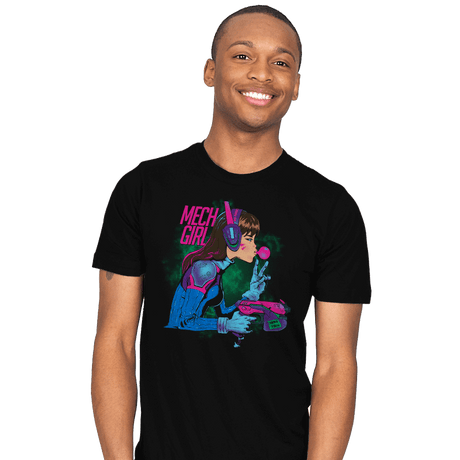 Mech Girl - Mens T-Shirts RIPT Apparel