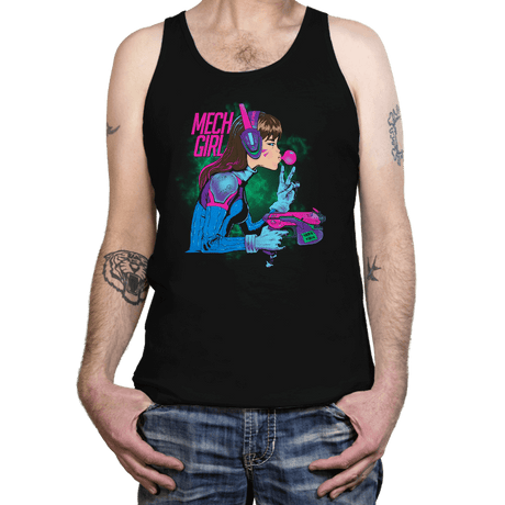 Mech Girl - Tanktop Tanktop RIPT Apparel