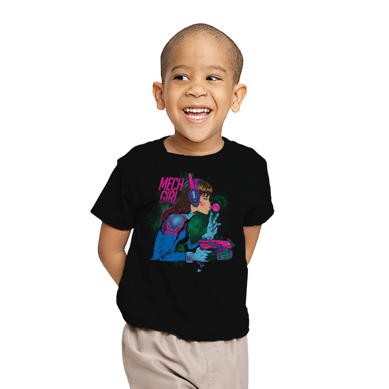 Mech Girl - Youth T-Shirts RIPT Apparel