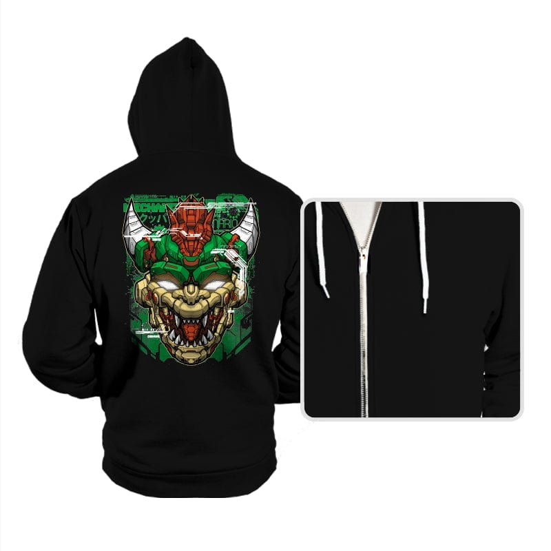 Mecha King - Hoodies Hoodies RIPT Apparel Small / Black