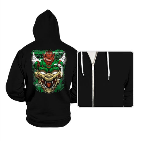 Mecha King - Hoodies Hoodies RIPT Apparel Small / Black