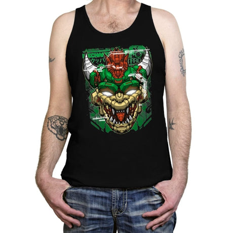 Mecha King - Tanktop Tanktop RIPT Apparel X-Small / Black