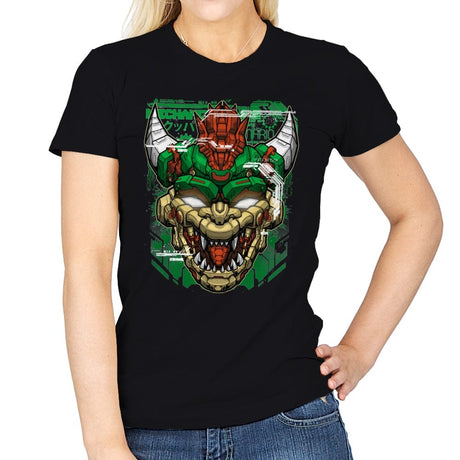 Mecha King - Womens T-Shirts RIPT Apparel Small / Black