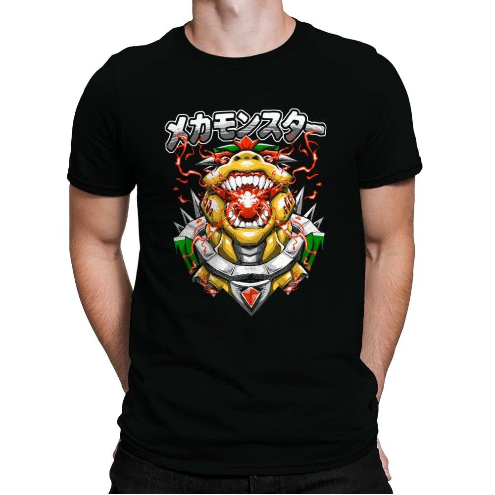 Mecha Monster - Mens Premium T-Shirts RIPT Apparel Small / Black
