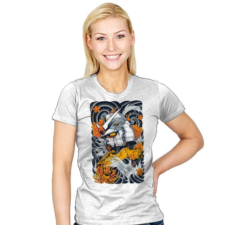 Mecha Otaku - Womens T-Shirts RIPT Apparel Small / White