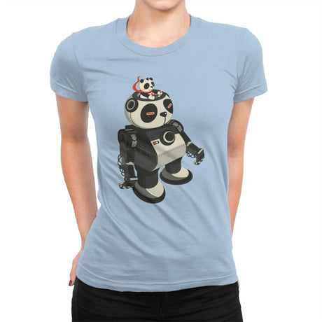 Mecha Panda - Womens Premium T-Shirts RIPT Apparel Small / Cancun