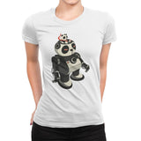Mecha Panda - Womens Premium T-Shirts RIPT Apparel Small / White