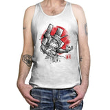 Mecha01 - Tanktop Tanktop RIPT Apparel X-Small / White