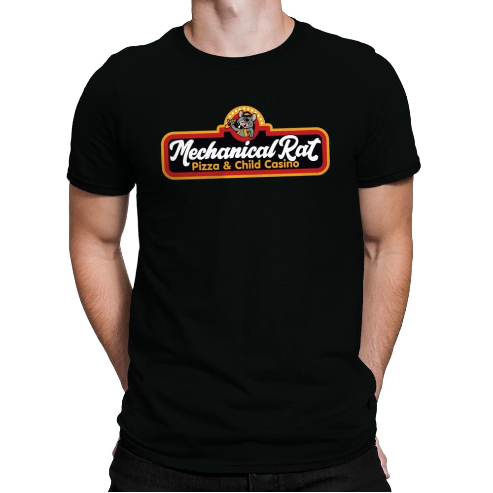 Mechanical Rat Pizza & Child Casino - Best Seller - Mens Premium T-Shirts RIPT Apparel Small / Black
