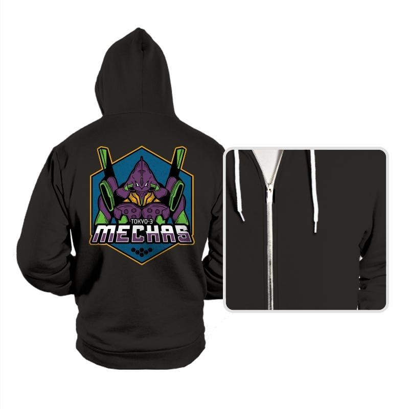 Mechas - Hoodies Hoodies RIPT Apparel Small / Black